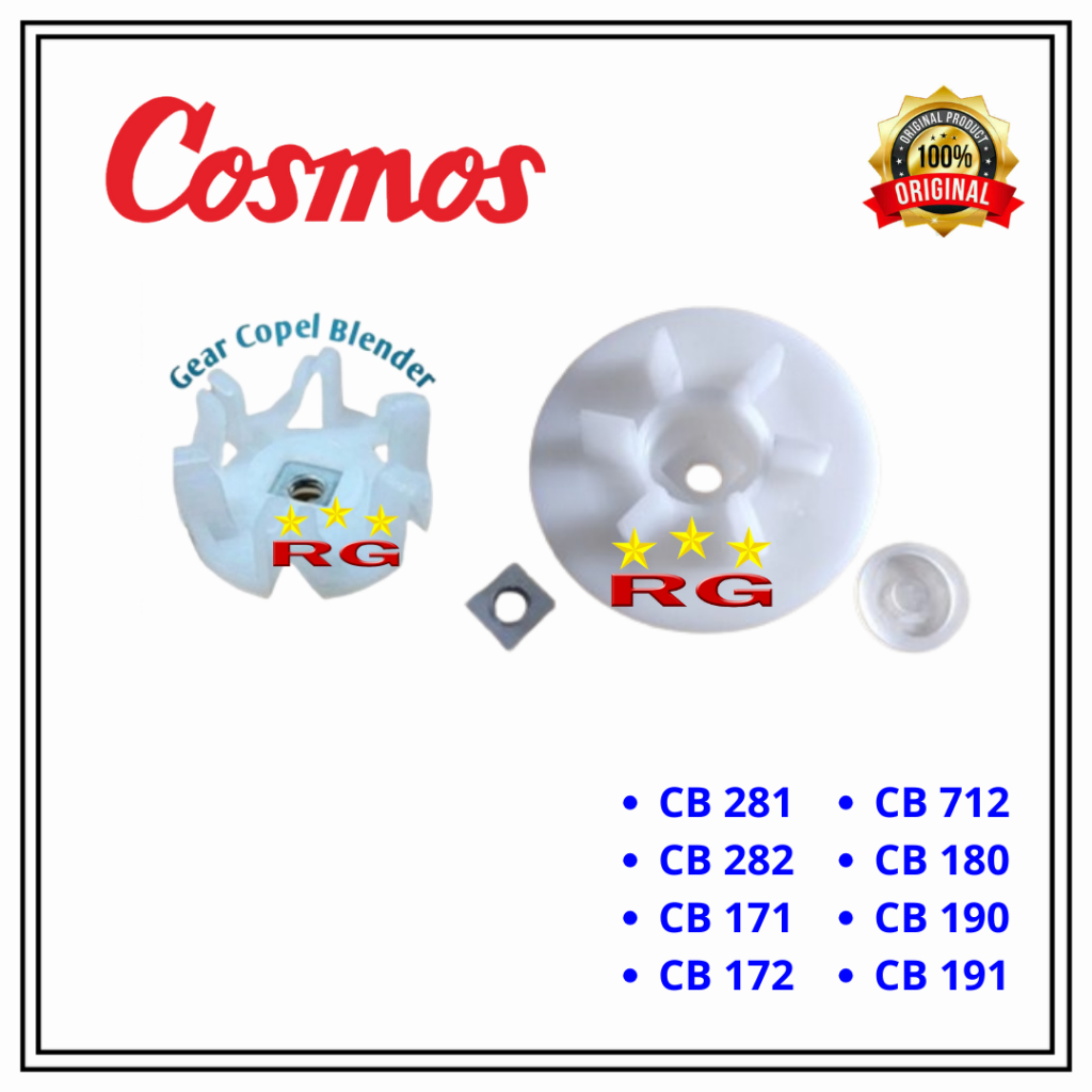 GEAR KOPEL BLENDER MODEL COSMOS ORI COPEL PLASTIK