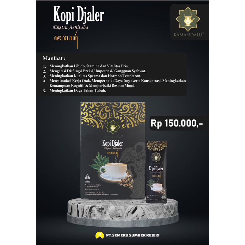 

KOPI DJALER / KOPI KESEHATAN PRIA