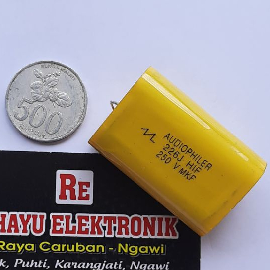 KAPASITOR AUDIOPHILER MKP KUNING 226 / 250V (22uf/250)