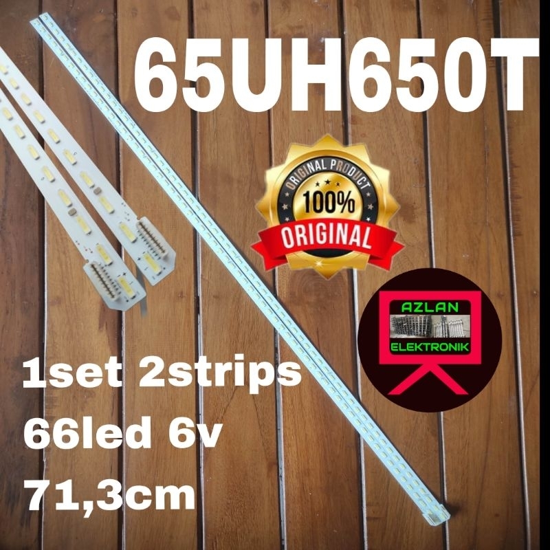BACKLIGHT LED TV LG 65IN 65UH650T 65UH BL LAMPU 66LED 6V