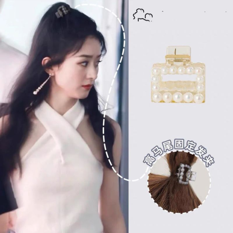 Jepit rambut mutiara kecil Korea import