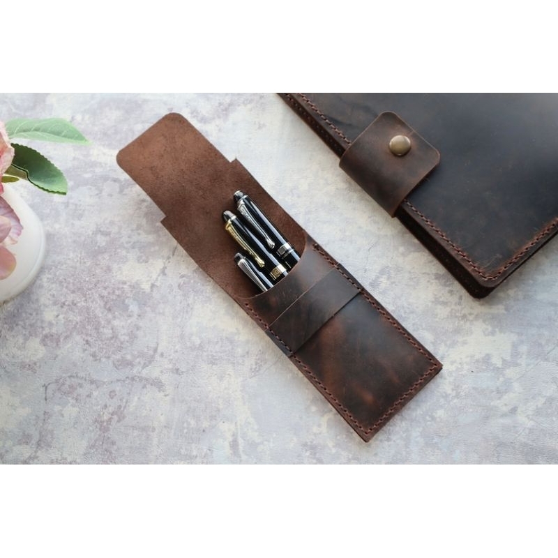 

pen case kulit asli, Sleeve leather pen original