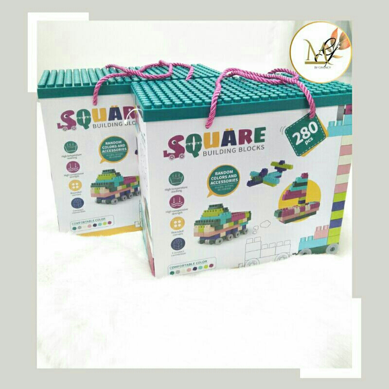 KKV Lego Mainan Brick Balok Susun Kuat Premium