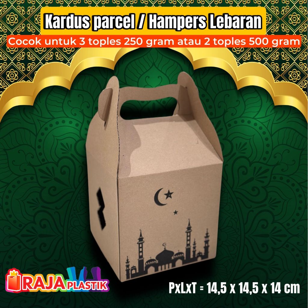 

Box kraft hampers edisi Lebaran / idul fitri