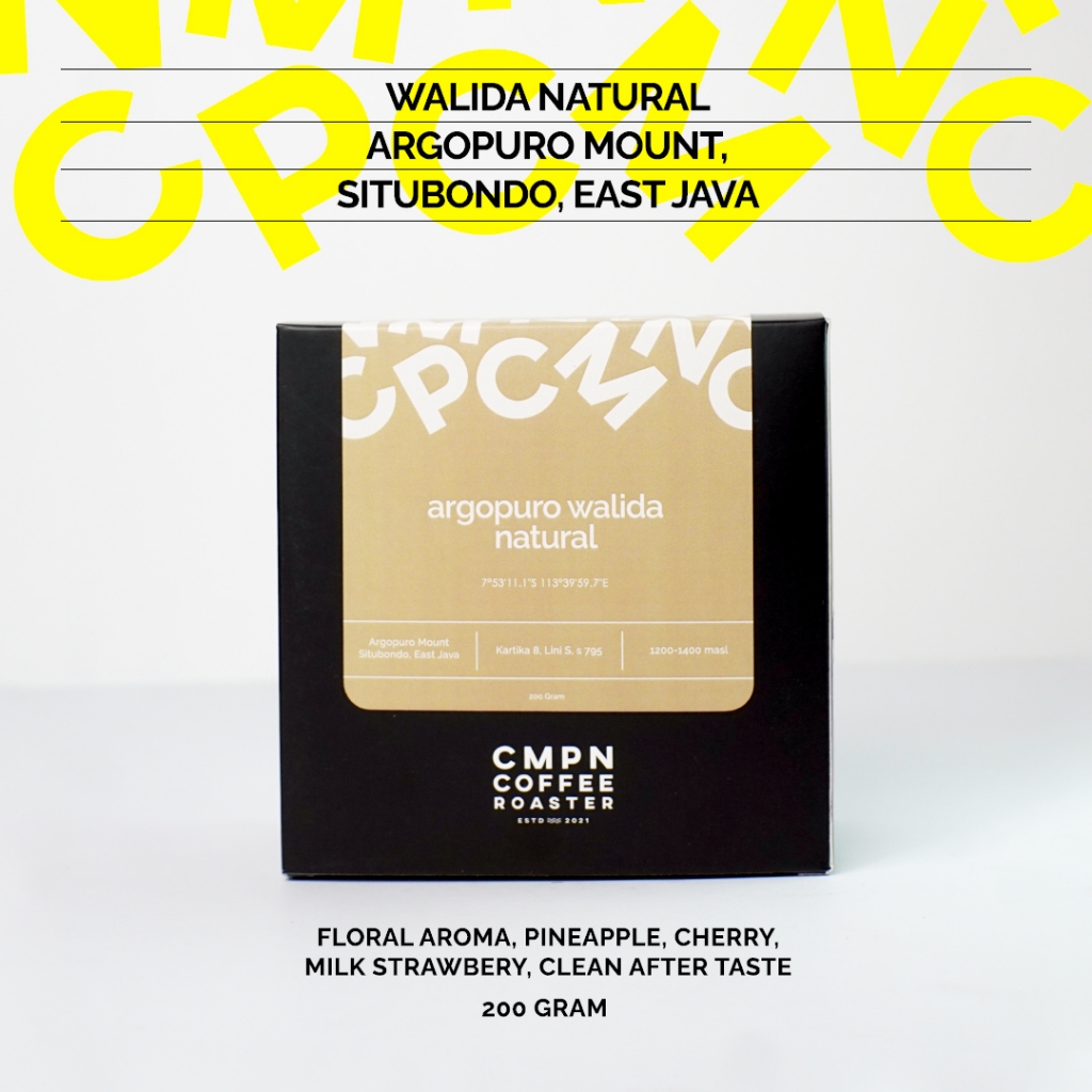 

kopi arabika argopuro walida natural | CMPN coffee roaster