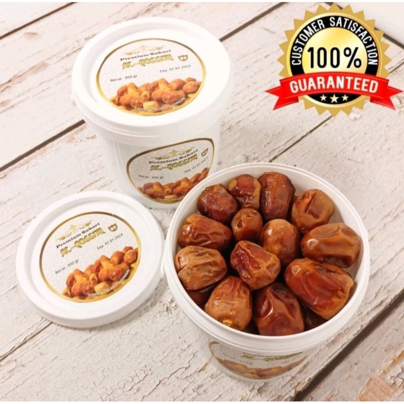 

(GROSIRAN) KURMA SUKARI AL QASSIM 1kg KURMA SUKKARI EMBER GRADE A 850 gram