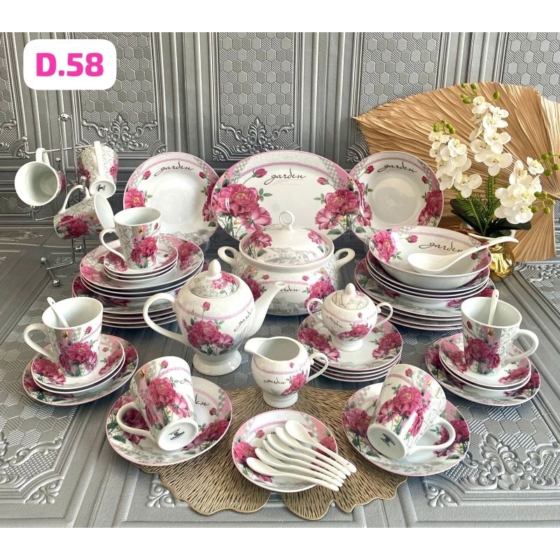 DINNER SET FIORENZA 58 PCS