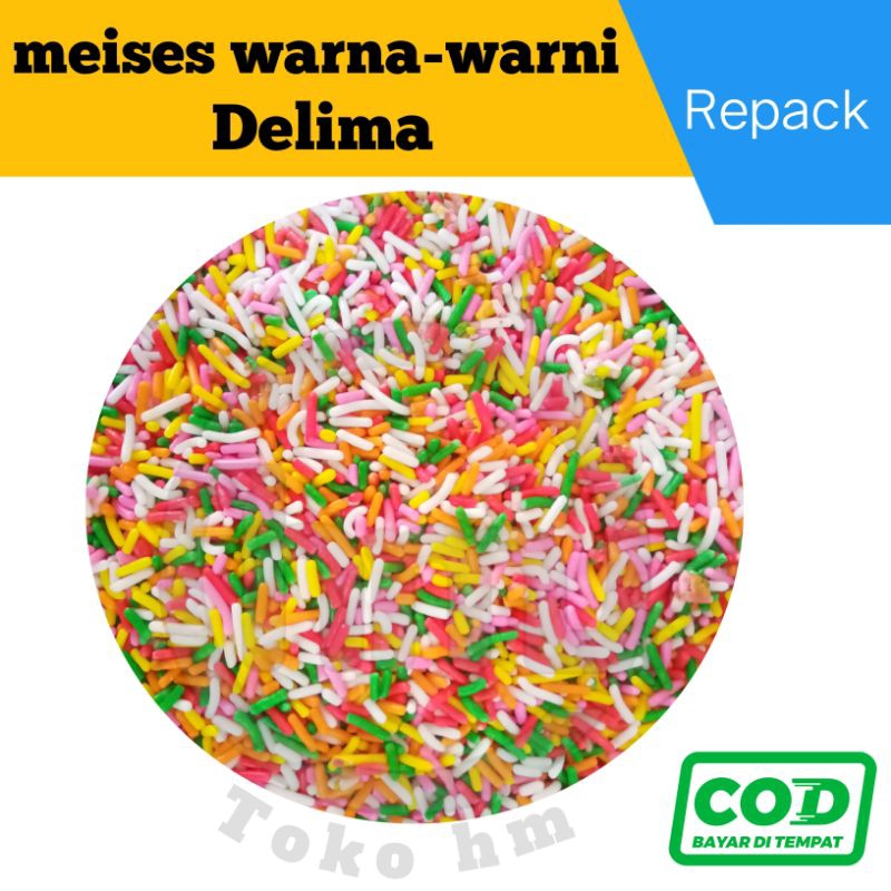 

Meises Warna-Warni Delima ( Repack) 100 gr/200gr/250gr/500gr