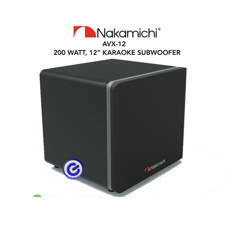 Nakamichi AVX12 AVX-12 AVX 12 12 inch karaoke aktif subwoofer