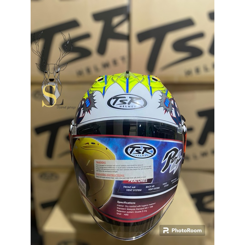 HELM TSR ram4 russel white