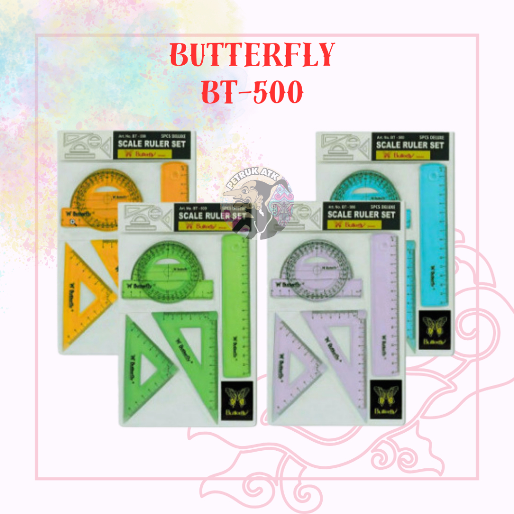 

[SET] PENGGARIS SET BUTTERFLY BT-500