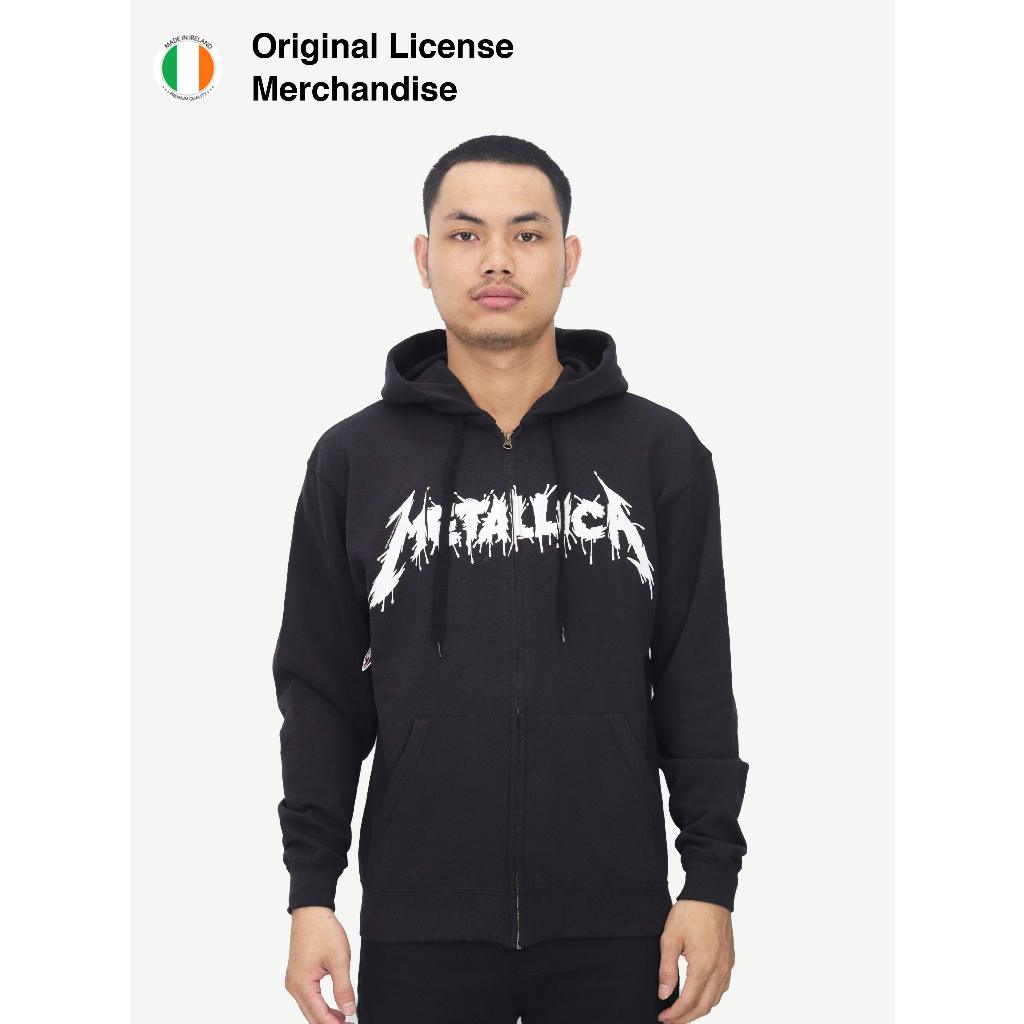 Jaket Jacket Hoodie Zipper Pria Wanita Dewasa METALLICA Original One