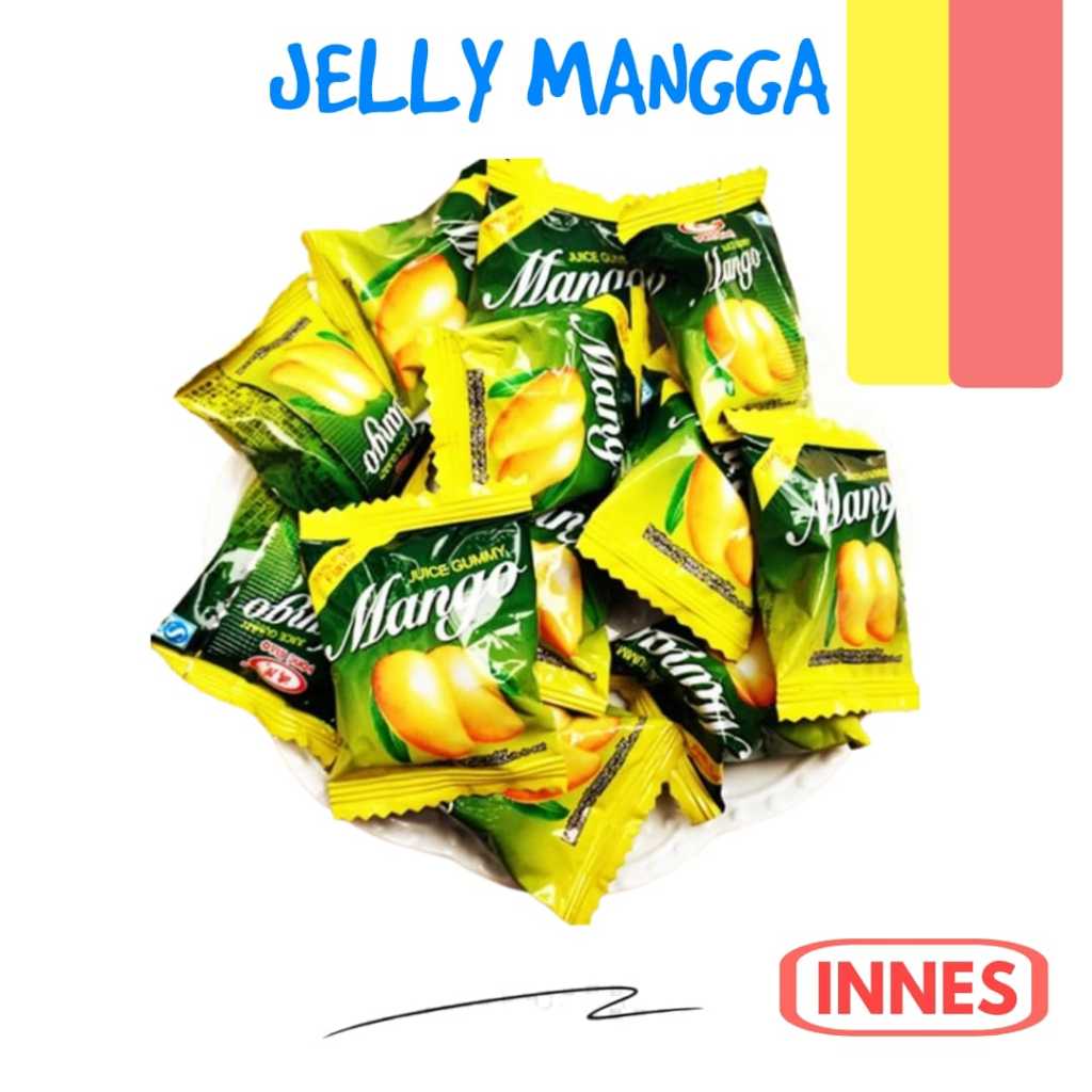 

Permen Jelly Mangga / Permen Jeli Kiloan Manga / Mango Jely Gummy Yupi Candy