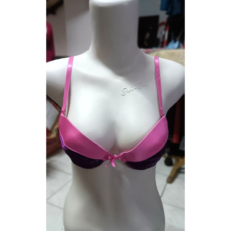 Bra Pink Fanta kombinasi Beokat Glossy Ungu Size 70/32 Cup B-C