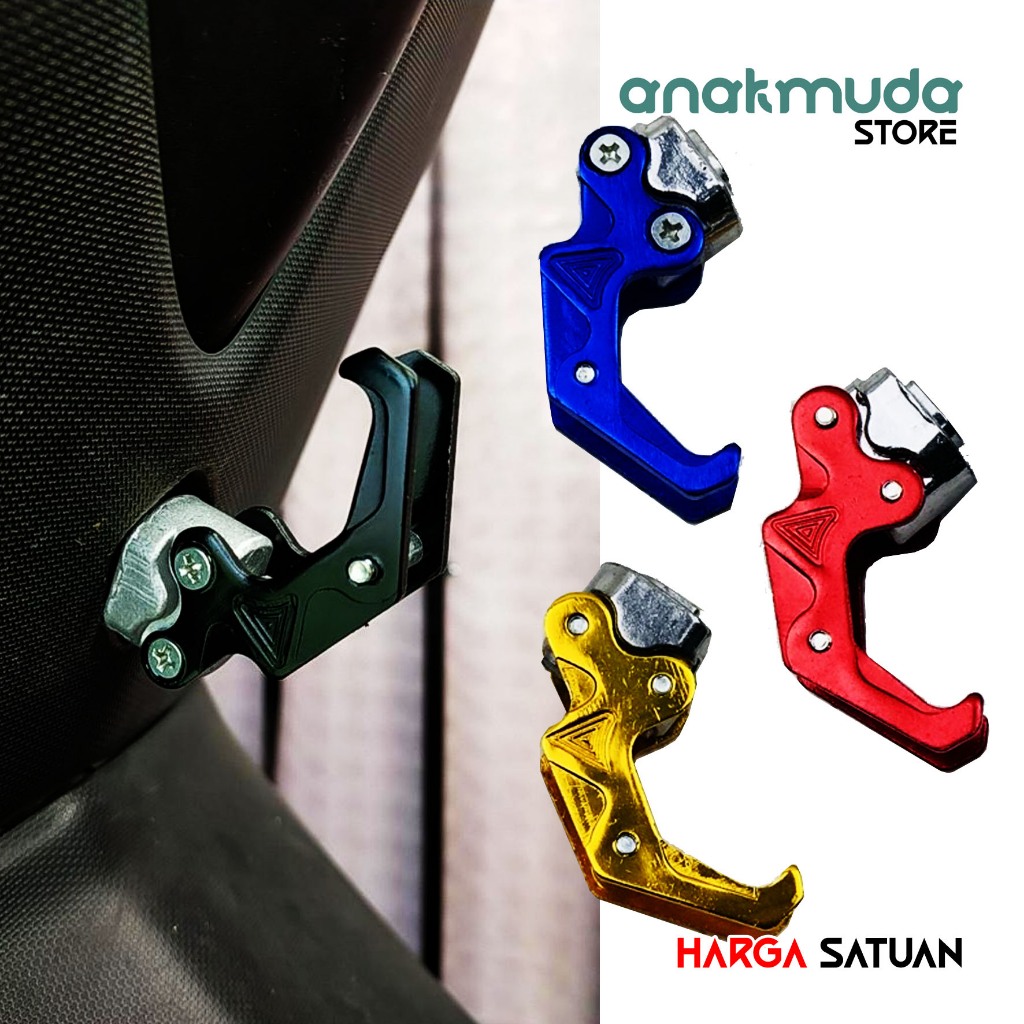 Gantungan Barang Hook Motor Matic Cakar Robot Variasi Motor Beat Mio Vario Nouvo Scoopy