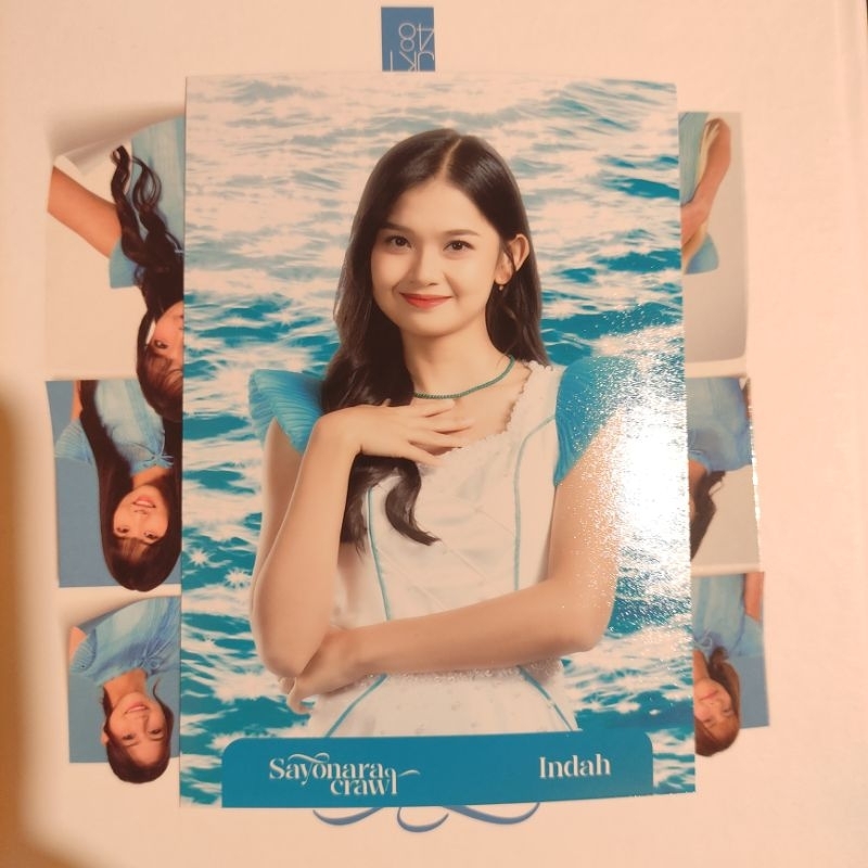 PP Photopack Sayonara Crawl JKT48 Indah PC Postcard Photocard