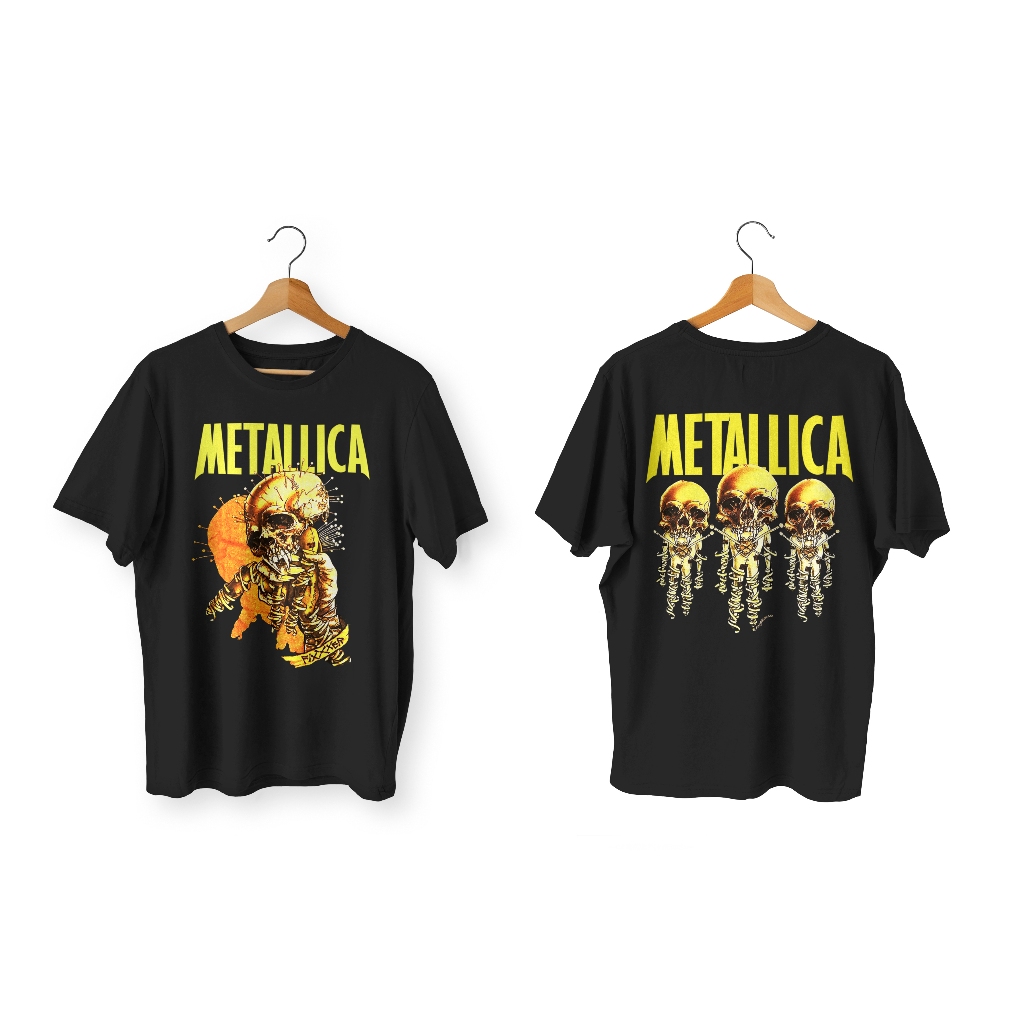 Metalica Tour Kaos Band Vintage 90s