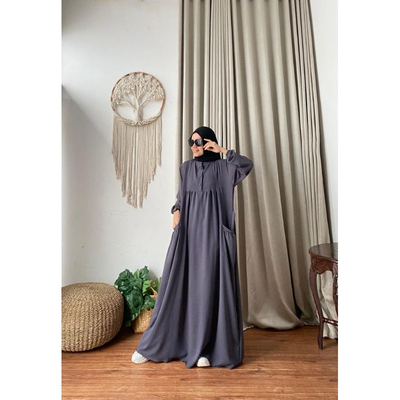 SHOFFA ABAYA CRINKLE | GAMIS CRINKLE LD 120
