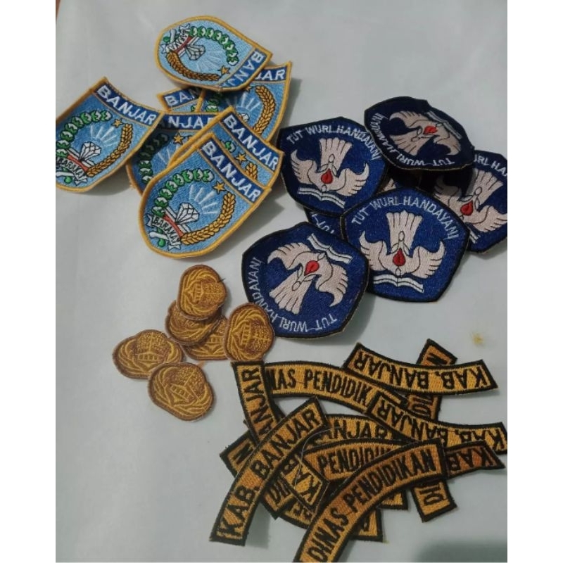 TAMBAHAN HARGA BORDIR SATUAN / BORDIR KEMEJA SATUAN / BORDIR JAKET SATUAN / EMBLEM SATUAN