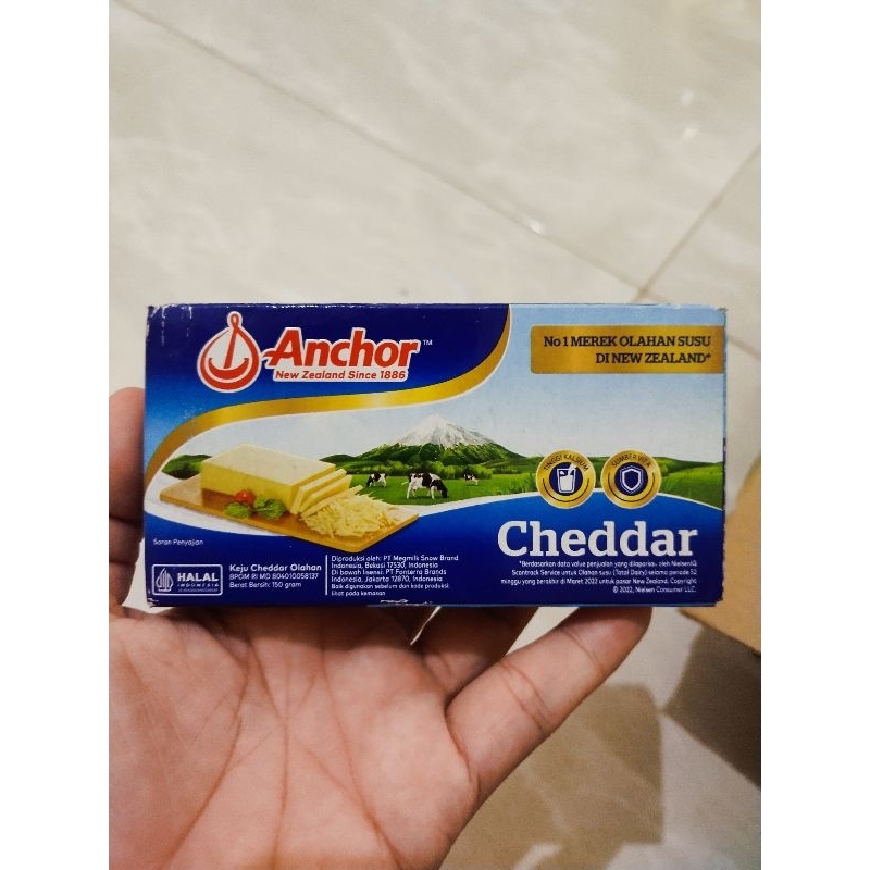 

keju anchor cheddar 150gr / cheese cheddar anchor