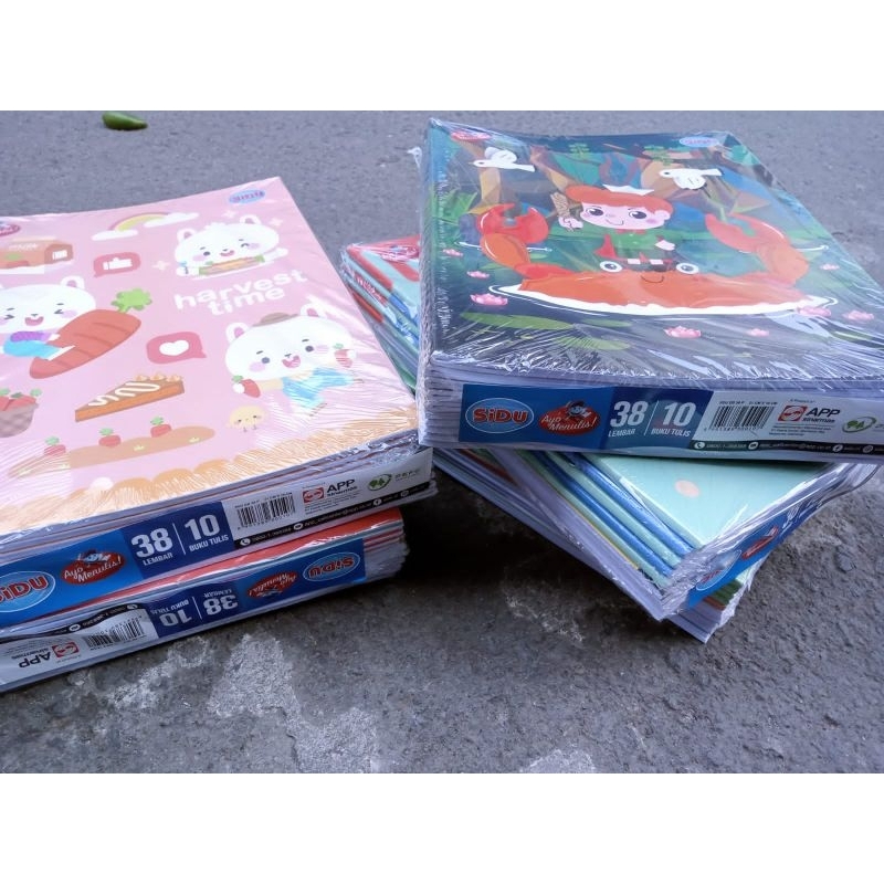 

PROMO 1 Pak Buku Tulis Sidu(Sinar Dunia)Buku Tulis isi 38 Lembar