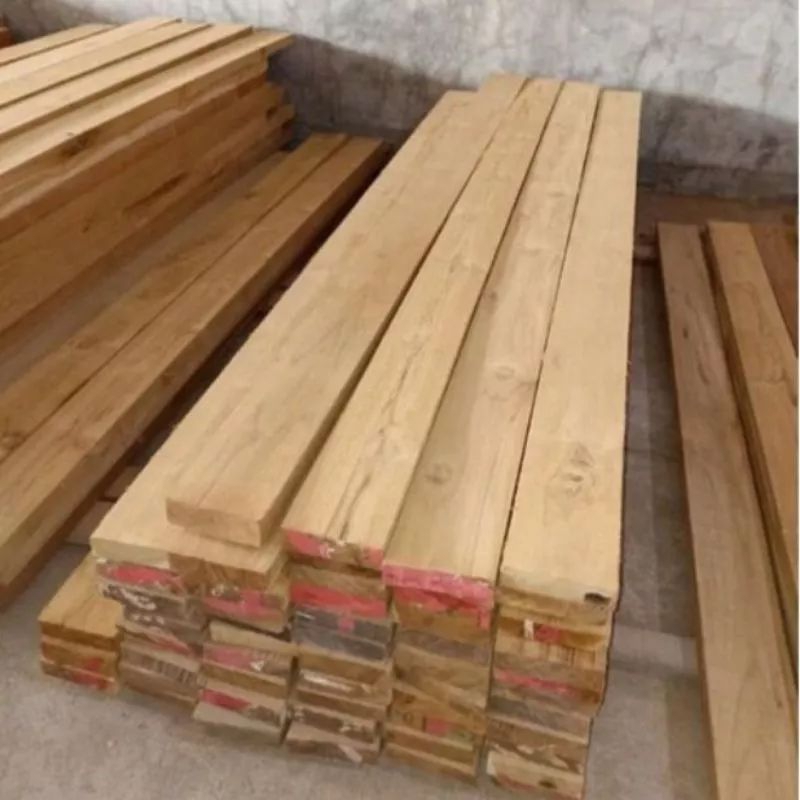 balok kayu jati asli perhutani 6x12x200 cm sudah halus