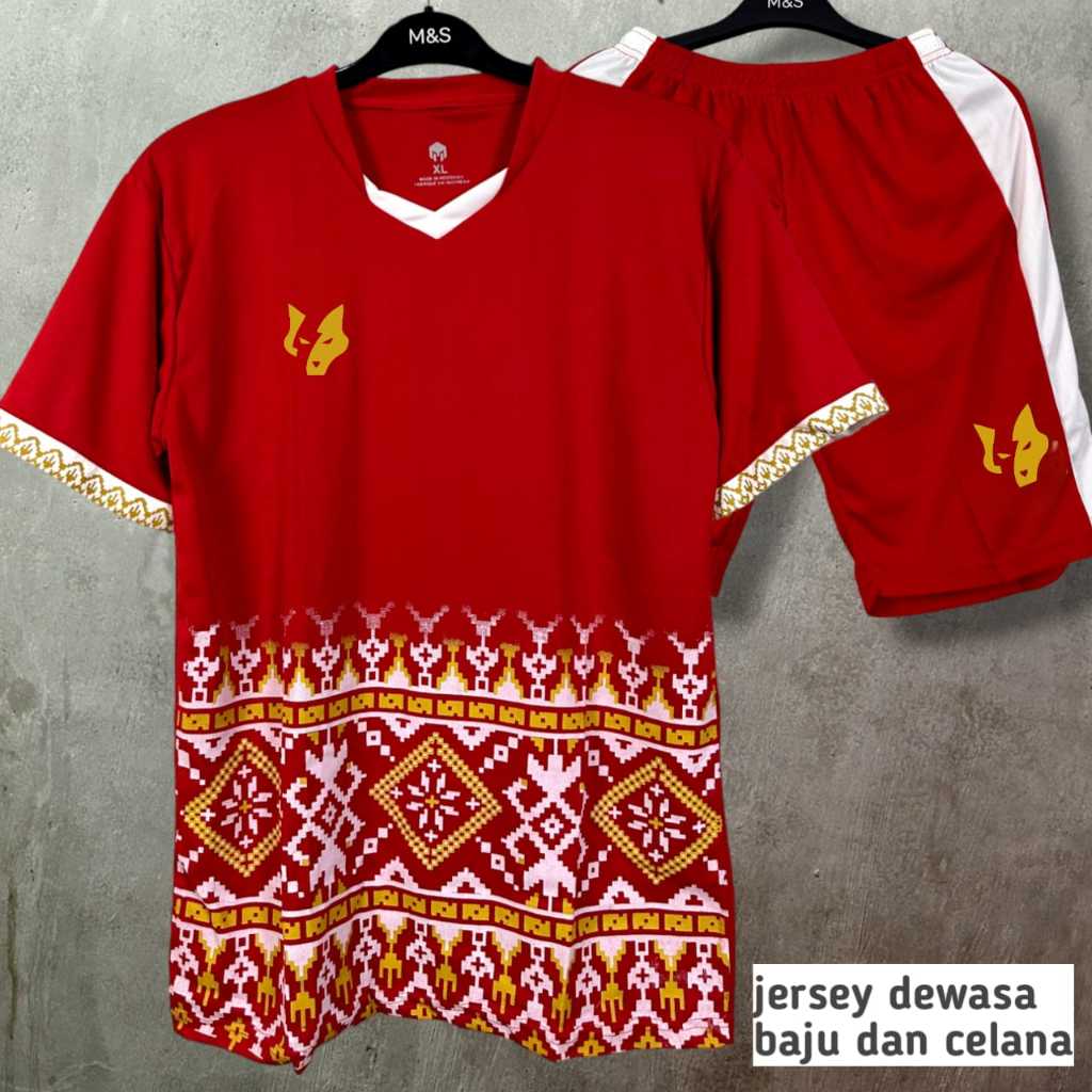 stelan baju bola futsal baju bola remaja berkualitas baju futsal pria wanita set baju celana new