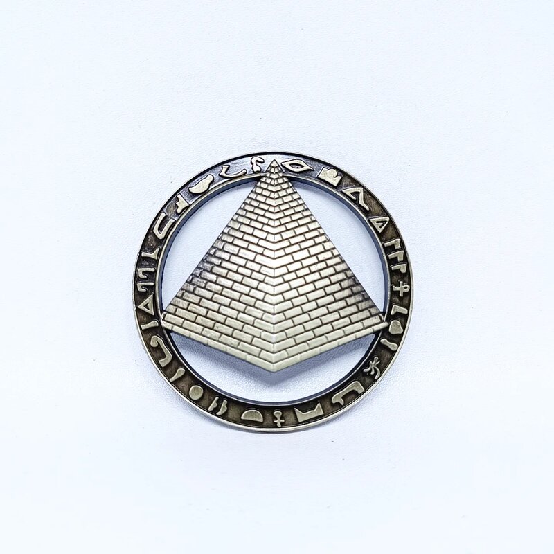 Fridge Tempelan Magnet Kulkas Souvenir Negara Egypt Mesir Bulat Besi