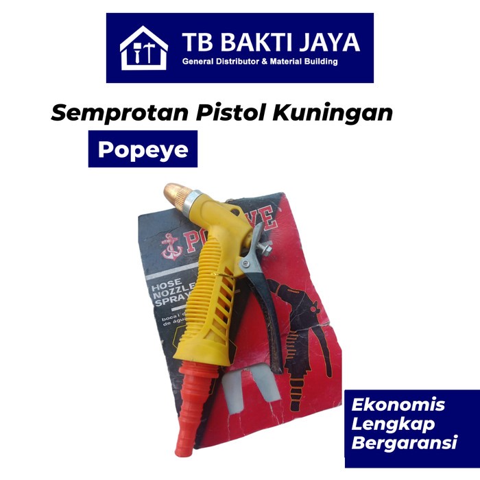 Hose Nozzle / Semprotan Pistol Kuningan / Semprotan Air Pistol