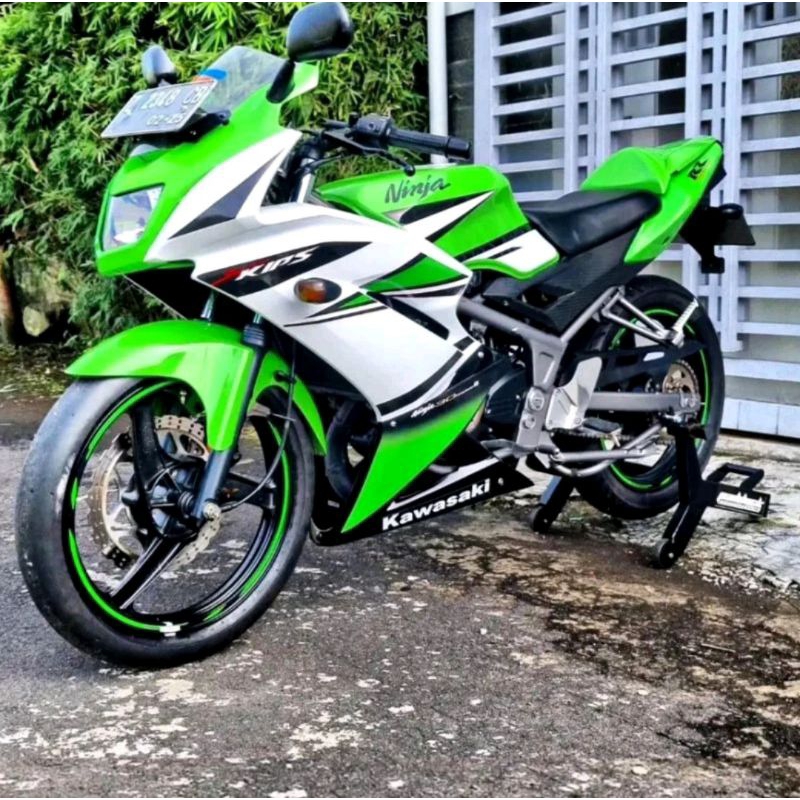 Striping Ninja RR New 2014 HIJAU PUTIH (Anniversary)