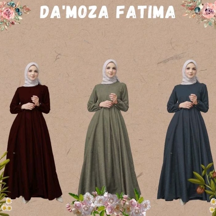 Damo'za Fatima Terbaru / Gamis Dewasa / Damoza 2023