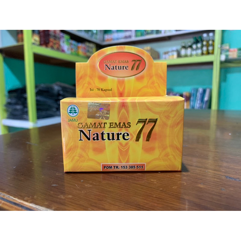 Gamat Emas Nature 77 isi 70 kapsul Membantu Mempercepat Penyembuhan Pasca Oprasi dan Tulang sendi