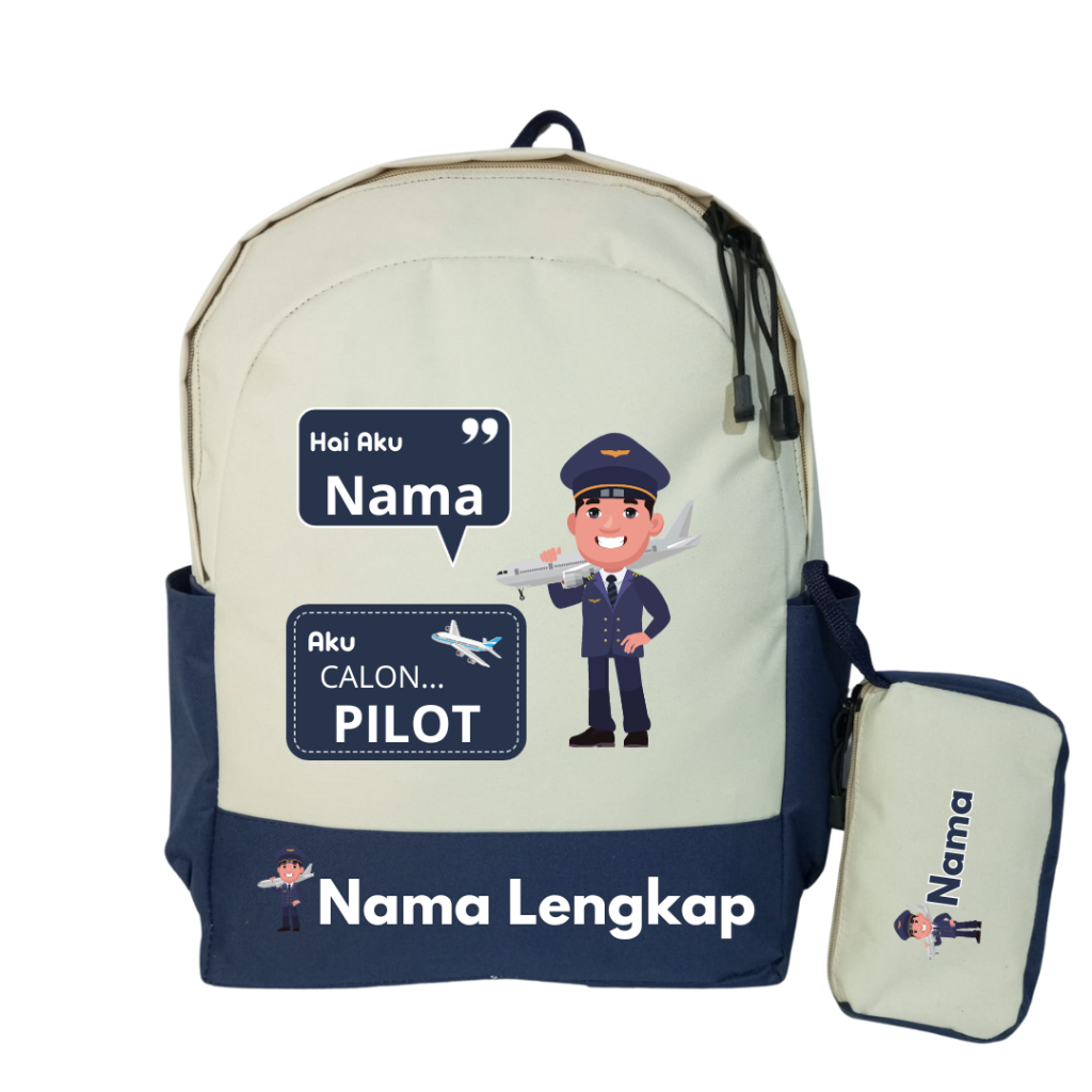 Tas Anak Sekolah Laki-laki SD TK murah - Karakter Polisi - sheku.id
