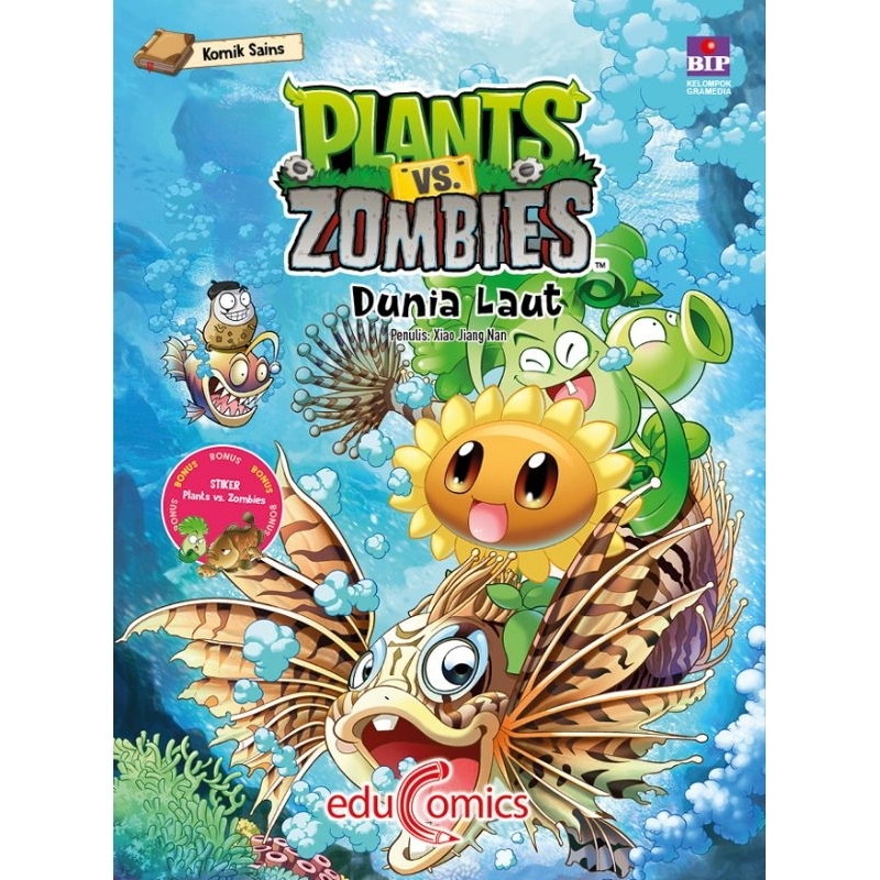 Buku Educomics Plants Vs Zombies : Dunia Laut