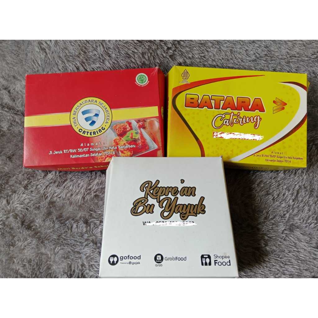 

Kotak Makan Catering Ukuran R9 (Bisa Custom)