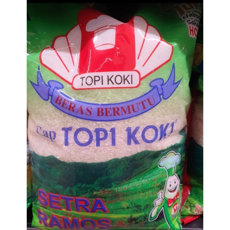 Topi Koki Beras Premium Cap Topi Koki Setra Ramos 5kg
