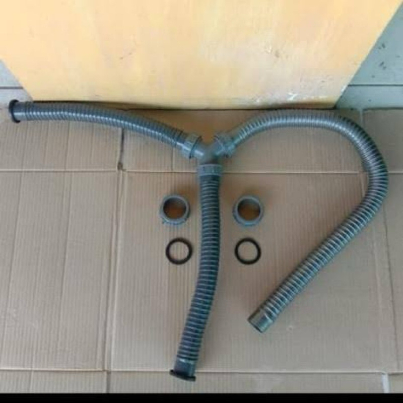 selang pembuangan bak cuci piring bcp 2 lubang