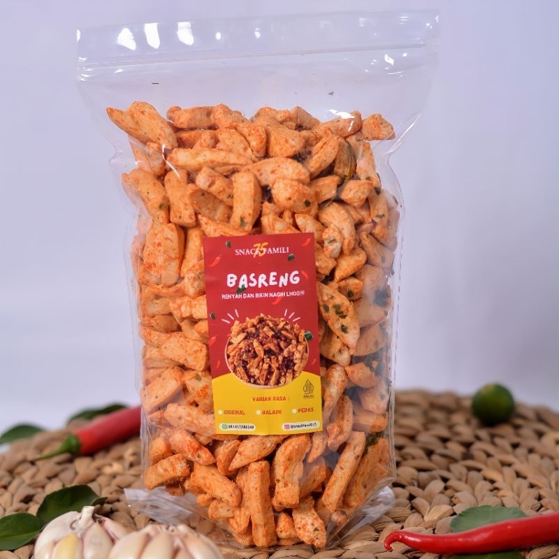 

snackfamili75 Basreng BALADO 500 gram