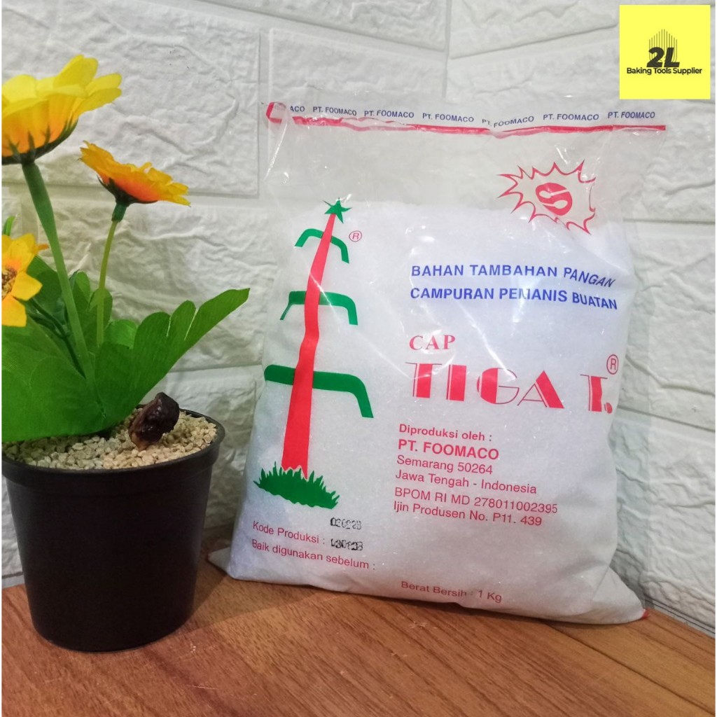 

Sari Manis Pemanis Cap 3T Kemasan 1 kg