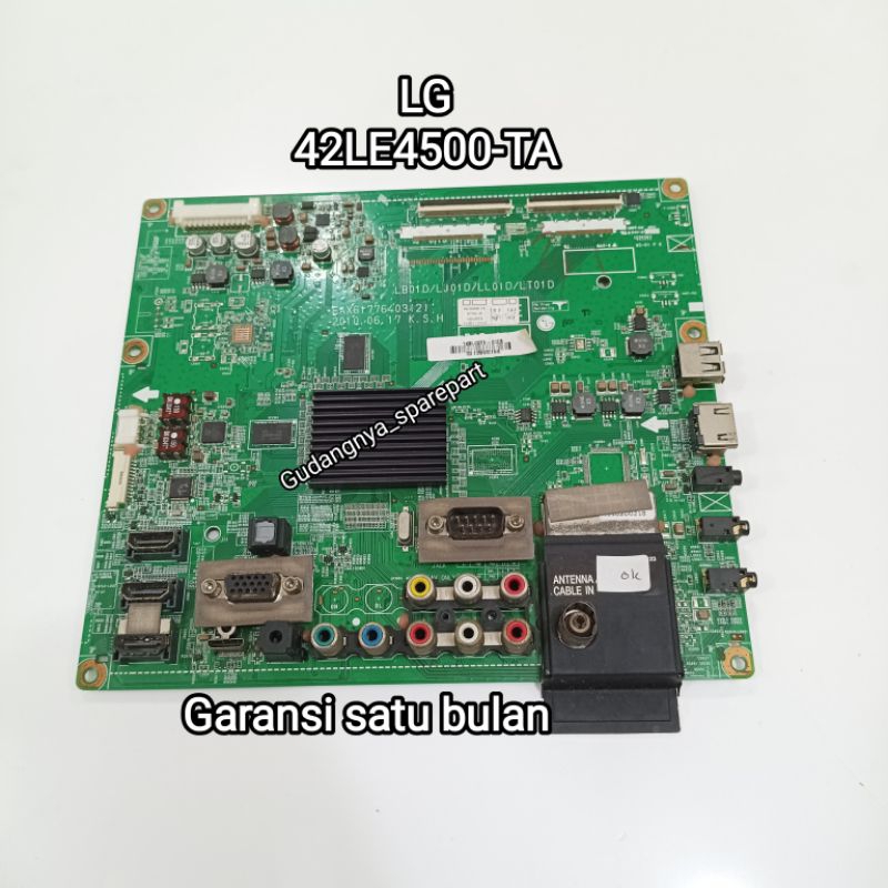 MAINBOARD TV LG 42LE4500 42LE4500-TA MB MOBO MODUL MESIN TV MOTHERBOARD