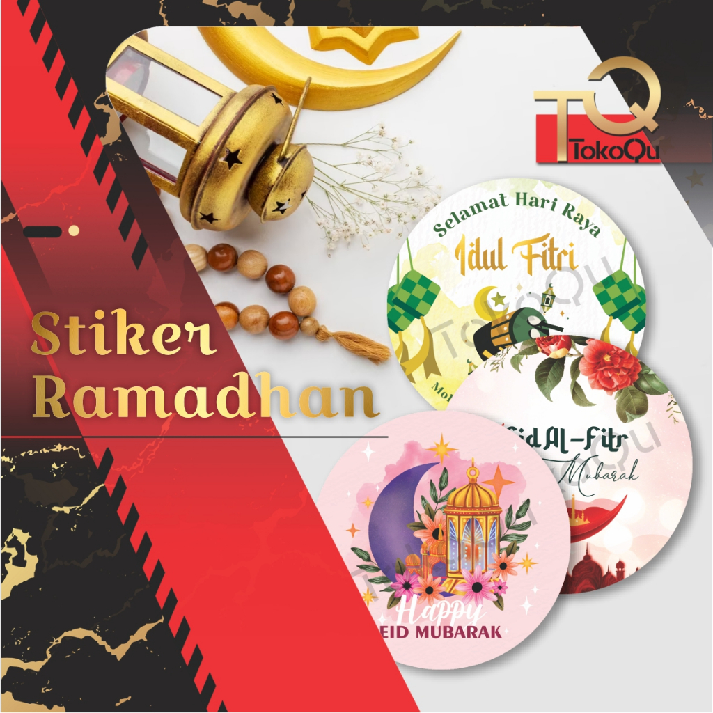 

[Isi 20pcs]Stiker Lebaran/Stiker Idul Fitri/Stiker ucapan selamat hari raya/Stiker Ramadhan NEW