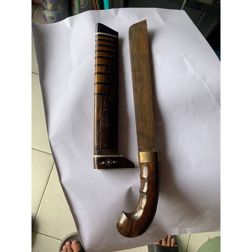 paling murah goloks sulangkar asli P 24 cm L 3,5 cm