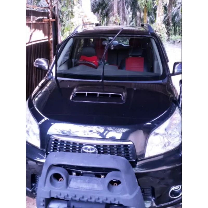 AIR FLOW UNIVERSAL kap mesin variasi AIR SCOOP HITAM DOP AIRFLOW AKSESORIS KAP MOBIL ALIRAN lubang U