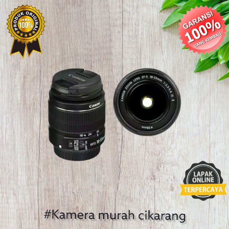 LENSA KIT CANON 18-55MM IS II LENSA MURAH ORIGINAL BERKUALITAS