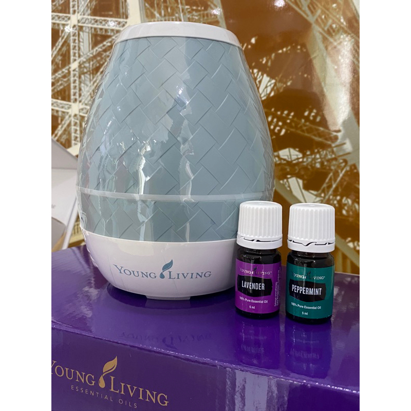 diffuser sweet aroma + peppermintl oil 5ml + lavender 5ml