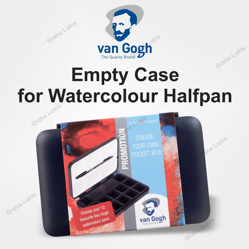 

Van Gogh Empty Case for Watercolour Halfpan