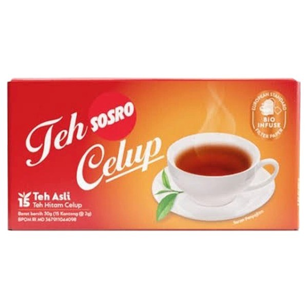 

Teh Celup Sosro Teh Asli isi 15 Tea Bag