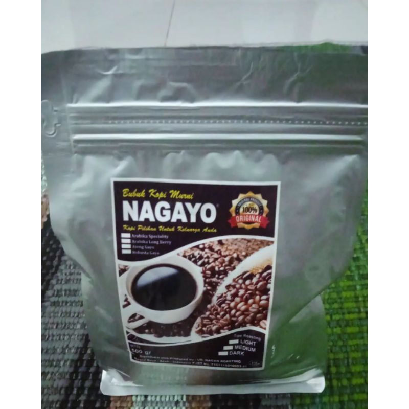 

kopi bubuk murni nagayo aceh 500 gram