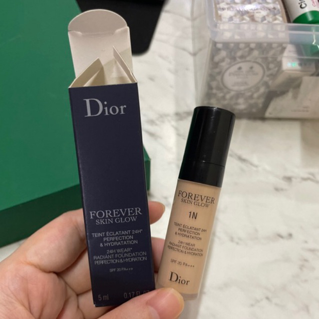 DIOR FOREVER SKIN GLOW 24H perfection & hydration radiant foundation foundie spf 20 pa+++ 5ml trial 