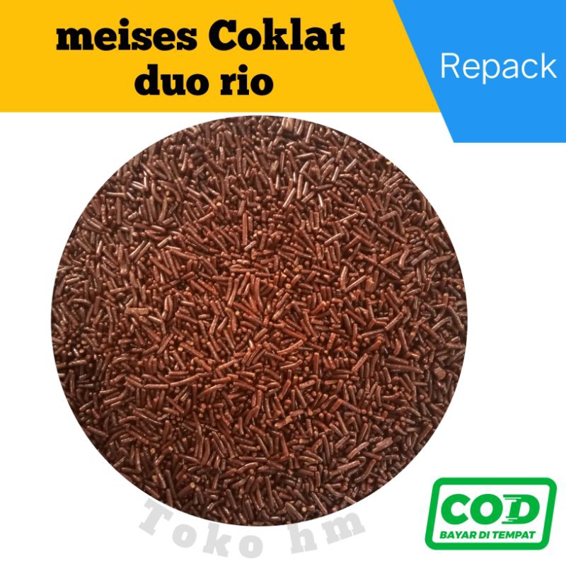 

Meises Coklat Merek Duo Rio ( Repack ) 100gr / 200gr / 250gr / 500gr